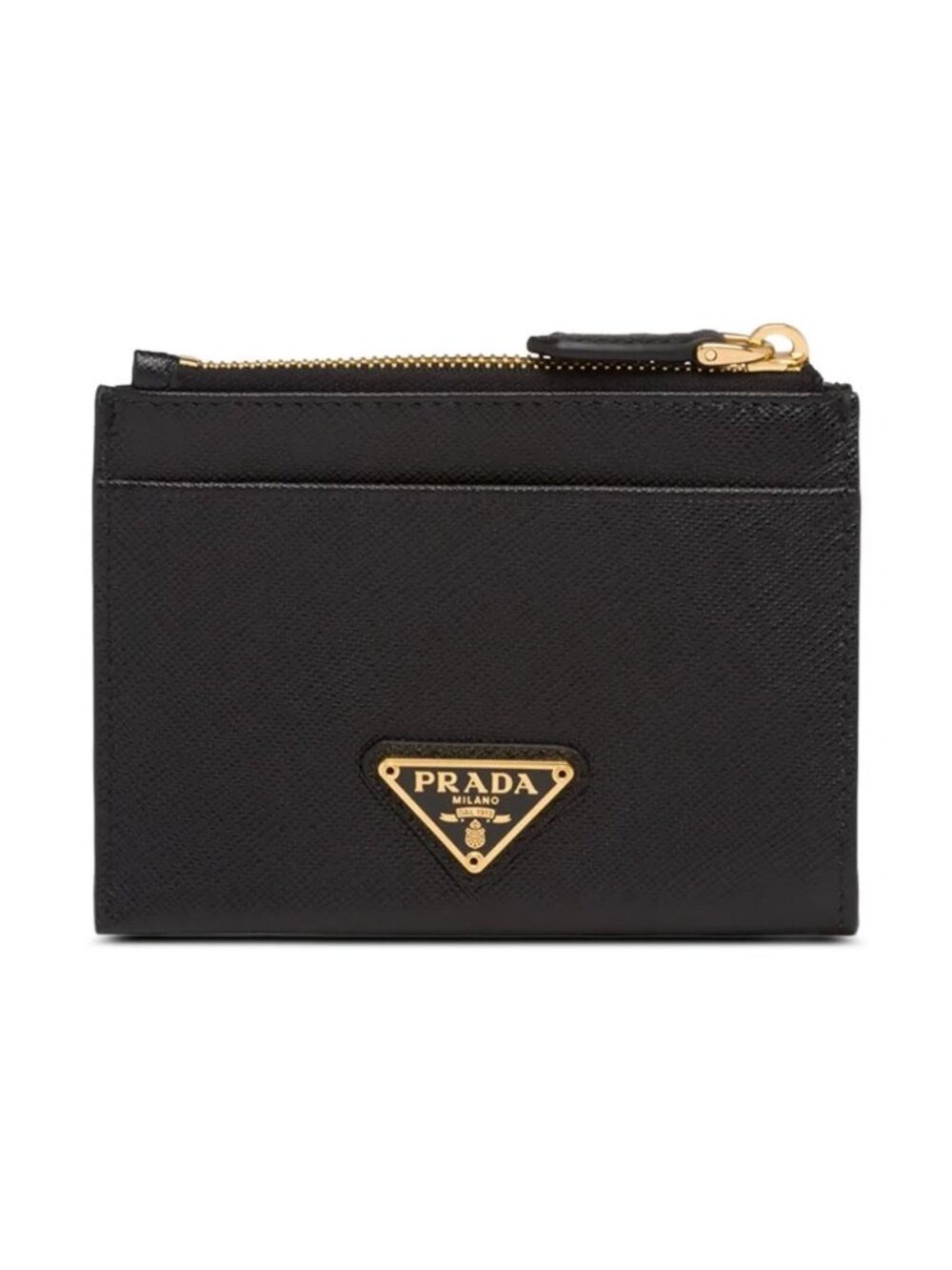 Prada Triangle Logo Card Holder